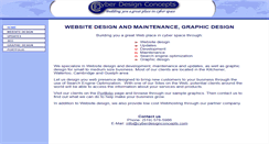 Desktop Screenshot of cyberdesignconcepts.com